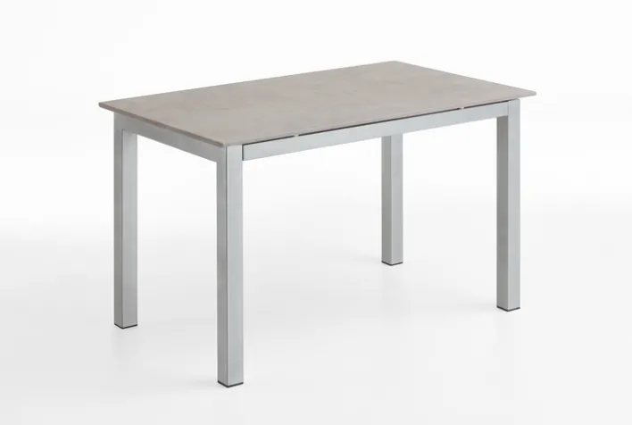 Esstisch 110 x 70 cm NB Betonoptik /grau gepulvert