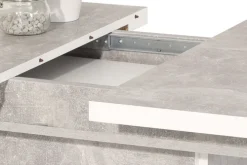 Esstisch ALICE T 120-160 x 80 cm betongrau