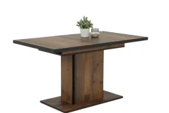 Esstisch ARIANA 120-160 x 80 cm braun