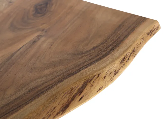 Esstisch LORENZO 180 x 90 cm Akazie Massivholz/schwarz