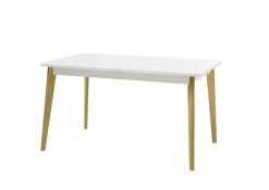 Esstisch SVANTE Scand Oak Dekor/Weiss