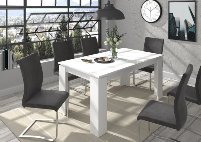 Esstisch TITAN 160 - 200 x 90 cm weiß