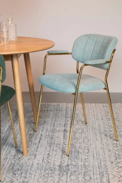 Esszimmerstuhl ARMJOLIEN 2er Set hellgrün