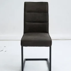 Esszimmerstuhl RANI 4er Set Vintage anthrazit