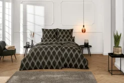 ESTELLA Mako-Satin Bettwäsche LYANNA 135 x 200 cm graphit