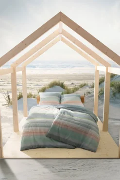 ESTELLA NATÜRLICH Baumwoll-Bettwäsche ALMERIA 135 x 200 cm mint