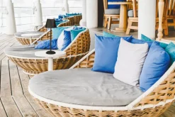 FABAS LUCE Akku LED Tischlampe KATY schwarz