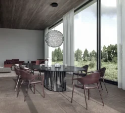 FABAS LUCE LED Pendelleuchte SUMTER 50 cm schwarz