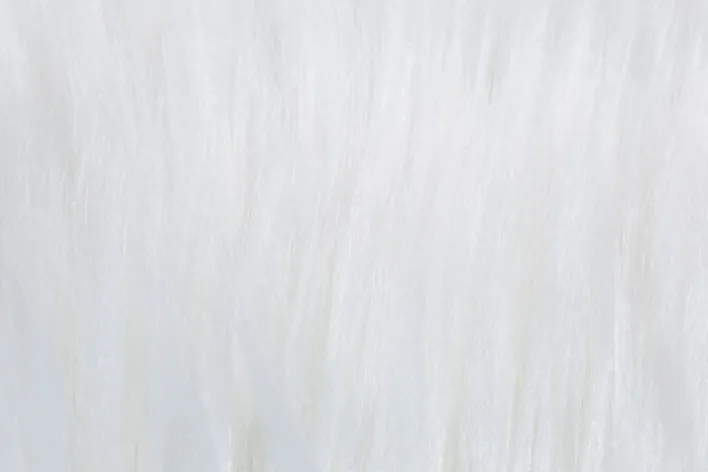 Fellteppich OVIUM 55 x 80 cm weiß