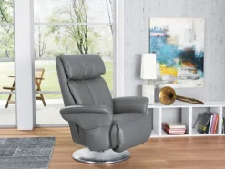 Fernsehsessel FALKENSTEIN Lederbezug Canyon