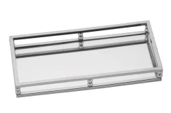 Fink Dekotablett COSIMA 20 x 40 cm Edelstahl