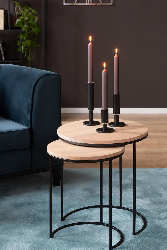 Fink Kerzenleuchter RITMO schwarz klein