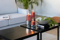 Fink Kerzenständer SOBRIO 11 cm silberfarbig