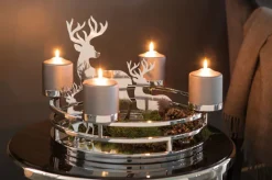 Fink Tablett mit Kerzenhalter MODENA 30 cm