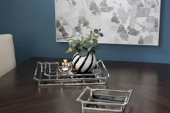 Fink Tablett PIANO 36 x 30 cm Edelstahl /Glas