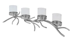 Fink Teelichthalter RAMUS 66 cm vernickelt