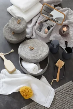 Fink Windlicht JONA 13 cm grau