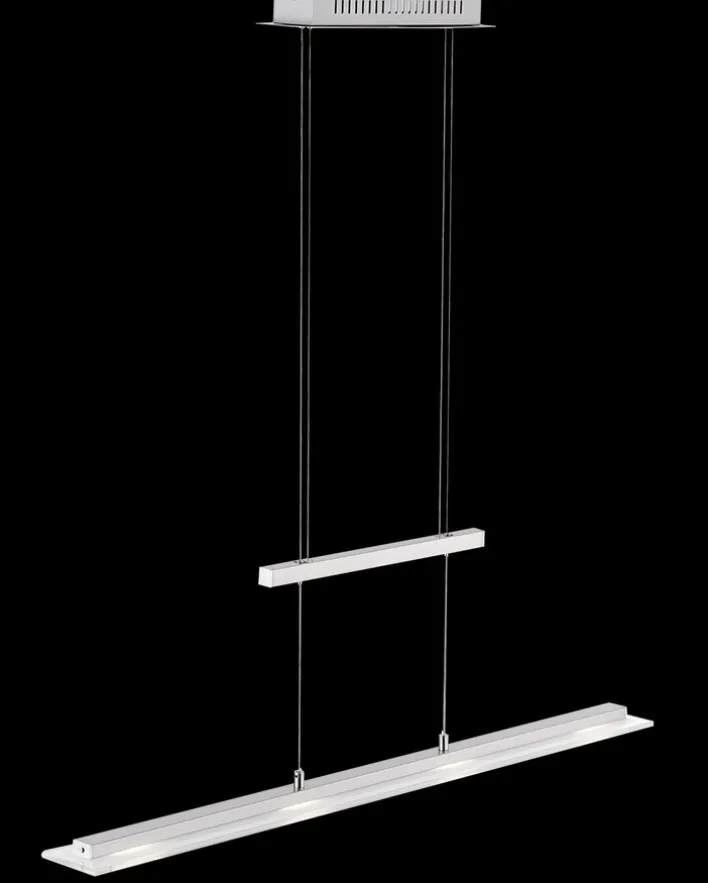 FISCHER & HONSEL LED Balkenpendel TENSO TW nickelfarbig