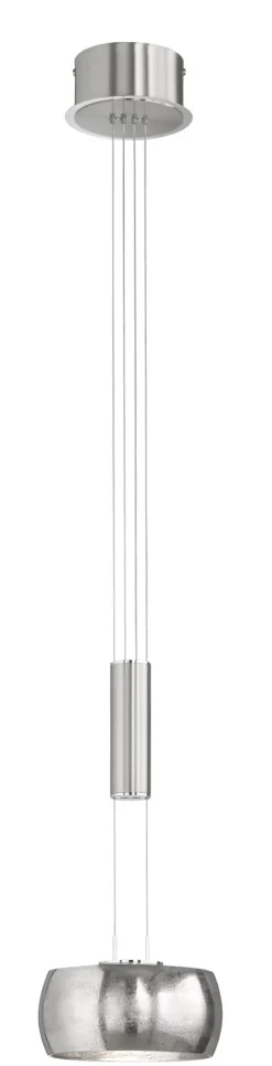 FISCHER & HONSEL LED Pendelleuchte COLETTE antik nickelfarbig