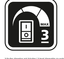 FISCHER & HONSEL LED Tischlampe GISI 25 x 25 cm