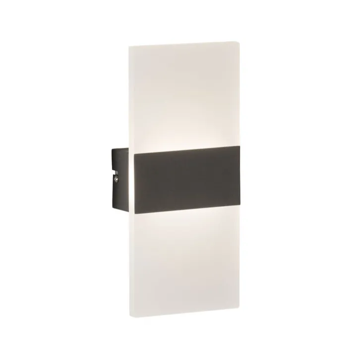 FISCHER & HONSEL LED Wandleuchte FODER sandschwarz