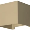 FISCHER & HONSEL LED Wandleuchte WALL, Metall, 10 x 11 x 10 cm, Beige