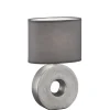 FISCHER & HONSEL Retrofit Tischlampe EYE 38 cm silberfarbig /anthrazit