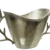 Flaschenkühler HIRSCH 22 cm silberfarbig