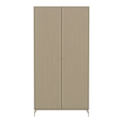 FLEXA Kinder-Drehtürenschrank SAGA braun