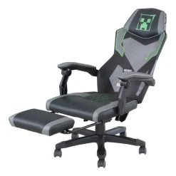 Gaming-Stuhl MINECRAFT schwarz/ grau/ grün