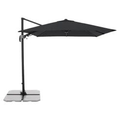 Garden FLAIR Ampelschirm NORMA 2-teilig 230 x 230 cm anthrazit