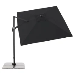 Garden FLAIR Ampelschirm NORMA 2-teilig 230 x 230 cm anthrazit