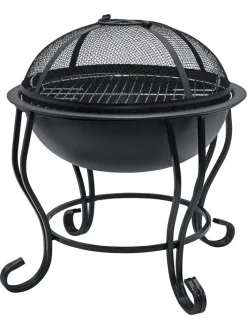 Garden FLAIR Feuerschale mit Funkenschutz 5-teilig