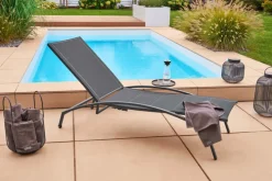 Garden FLAIR Gartenliege RANA anthrazit