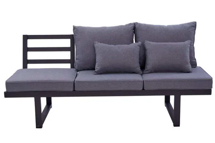 Garden FLAIR Gartensofa LINA anthrazit /grau