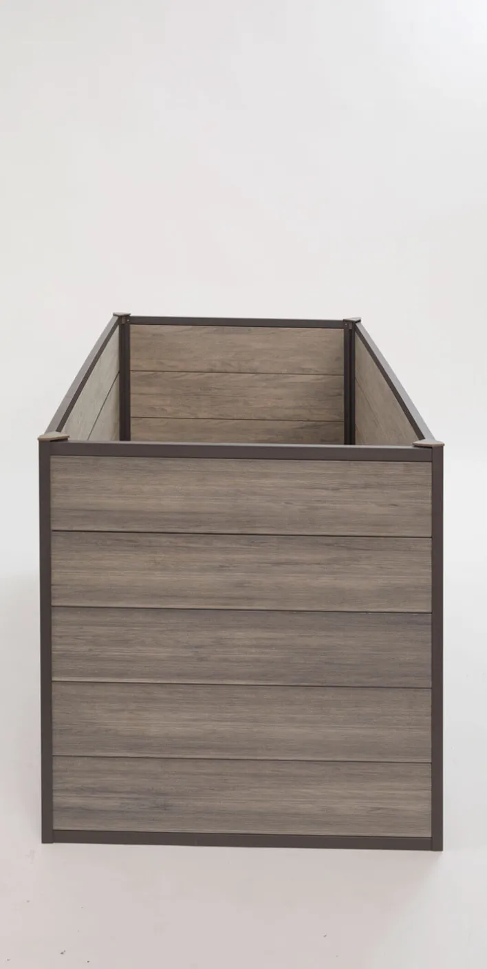 Garden FLAIR Hochbeet RUTH 240 x 80 cm anthrazit