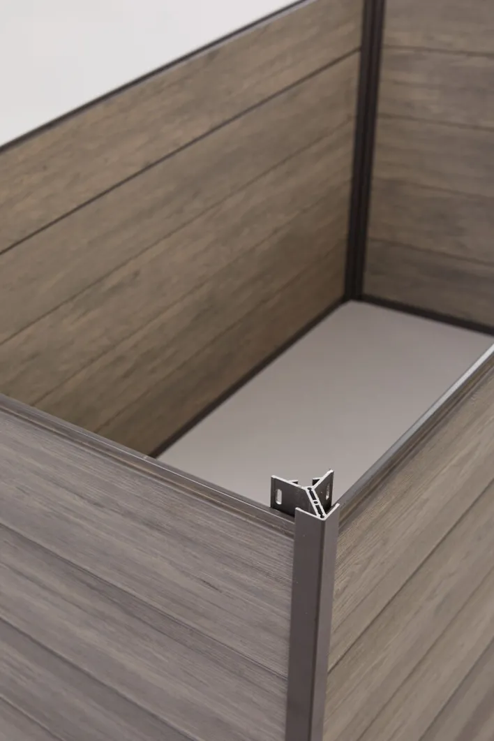 Garden FLAIR Hochbeet RUTH 240 x 80 cm anthrazit