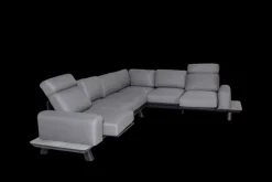 Garden FLAIR Living Gartenlounge RUNE 3-tlg schwarz /grau