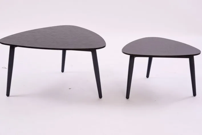 Garden FLAIR Loungetisch Outdoor SUN 80 cm schwarz