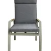 Garden FLAIR Positionsstuhl Garten LANA 2er Set taupe /grau