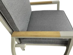 Garden FLAIR Positionsstuhl Garten LANA 2er Set taupe /grau