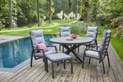 Garden FLAIR Positionsstuhl Garten LEWIS 2er Set