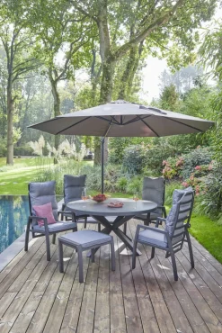 Garden FLAIR Positionsstuhl Garten LEWIS 2er Set