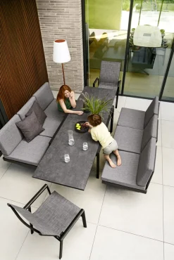 Garden FLAIR Positionsstuhl Garten RON anthrazit /mixgrau