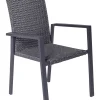 Garden FLAIR Stapelstuhl Garten LAURA omega grau