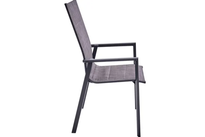 Garden FLAIR Stapelstuhl Garten RON XXL anthrazit /mixgrau