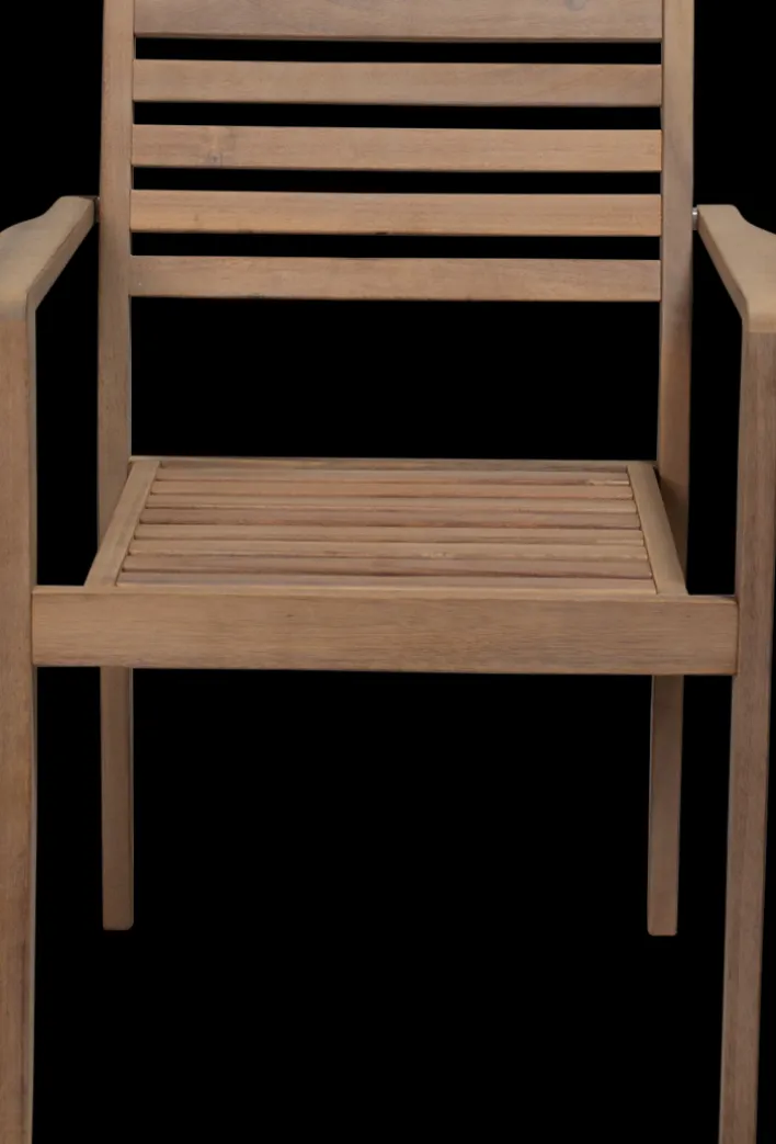 Garden FLAIR Stapelstuhl Garten TIBET 2er Set naturfarbig /beige