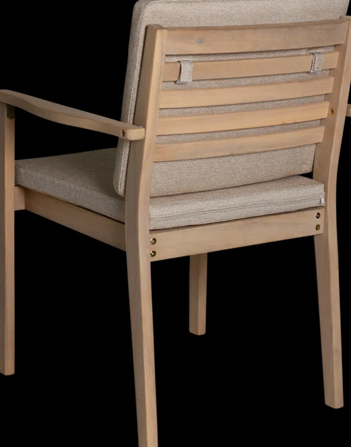 Garden FLAIR Stapelstuhl Garten TIBET 2er Set naturfarbig /beige