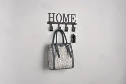 Garderobenhaken NICI 25 x 13 cm schwarz