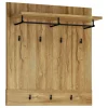 Garderobenpaneel CORTINA 93 x 110 cm Eiche braun